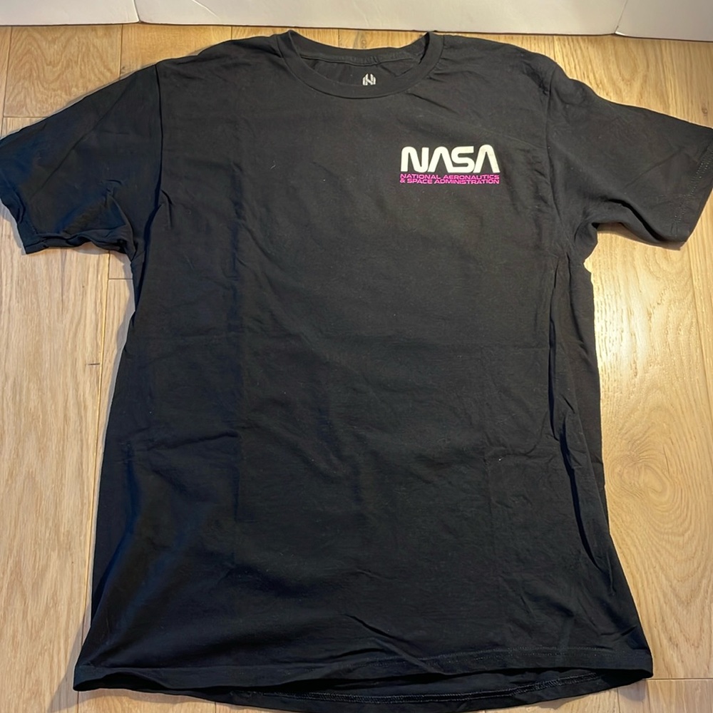 Hyper Space NASA Black Tee Shirt size Large